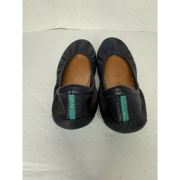 Tieks Women's Ballet Flats 5 California Navy Blue Foldable - Picture 2 of 7